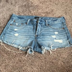Abercrombie and Fitch cutoff jean shorts